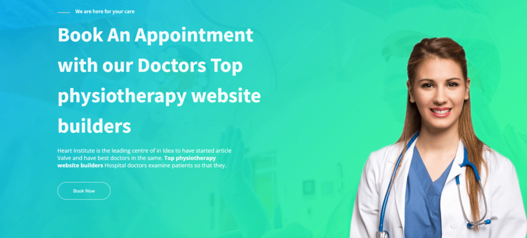 Top physiotherapy website builders