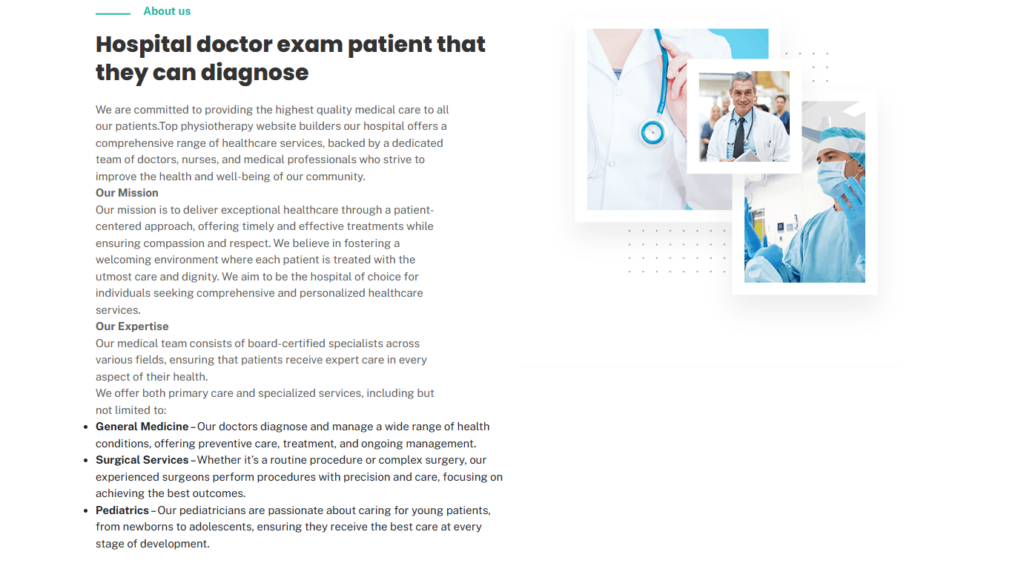 Top physiotherapy website builders